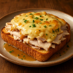 Entree: United States – Hot Open-Faced Turkey Sandwich recipe