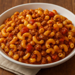Entree: United States – Midwestern United States – American Goulash recipe
