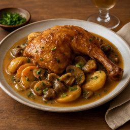 Entree: France – Normandy – Faisan à la Normande (Pheasant Normandy-style) (Pheasant Normandy-style) recipe