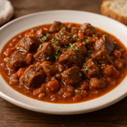 Entree: Italy – Campania – Spezzatino alla Napoletana (Neapolitan-style beef stew) recipe