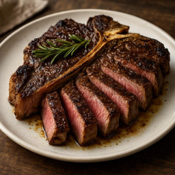 Entree: Italy – Tuscany – Costata alla Fiorentina (Florentine rib steak) recipe