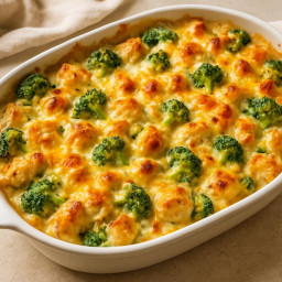Entree: United States – Midwestern United States – Cheesy Chicken and Broccoli Casserole recipe