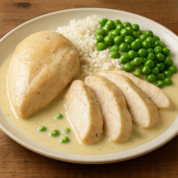 Entree: France – Fricassée de poulet (chicken fricassée) recipe
