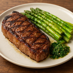 Entree: Argentina – Buenos Aires – Bife de chorizo (Argentine strip steak) recipe