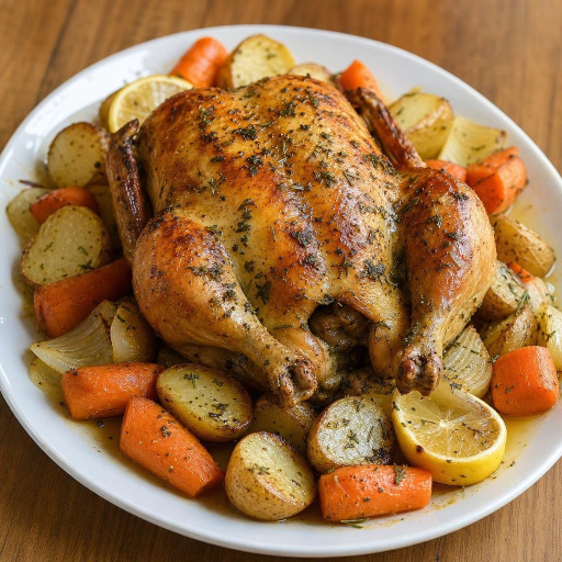 Entree: United States – Roast Chicken recipe